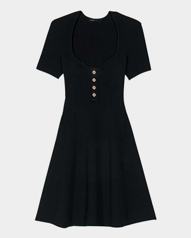 Rokana Rib-Knit Mini Dress
